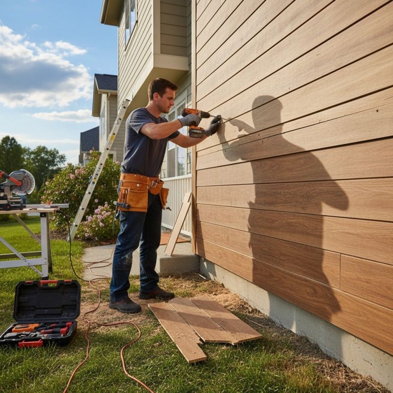 Composite Siding Installation