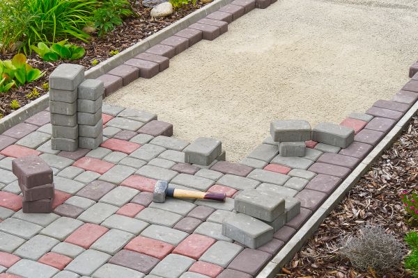 Paver Walkway Installation in Hickory