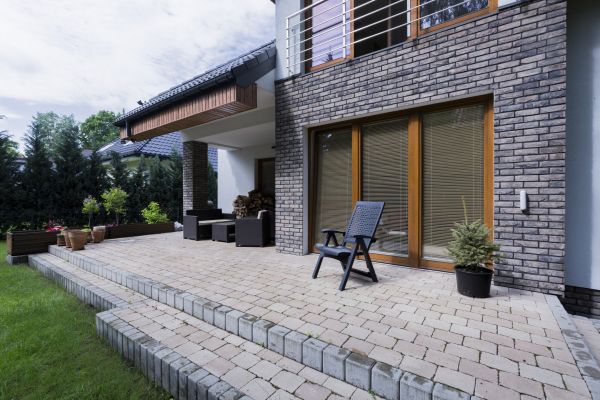 Backyard Paver Installation in Hickory