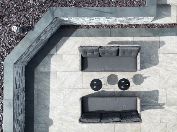 Porcelain Patio Installation in Hickory